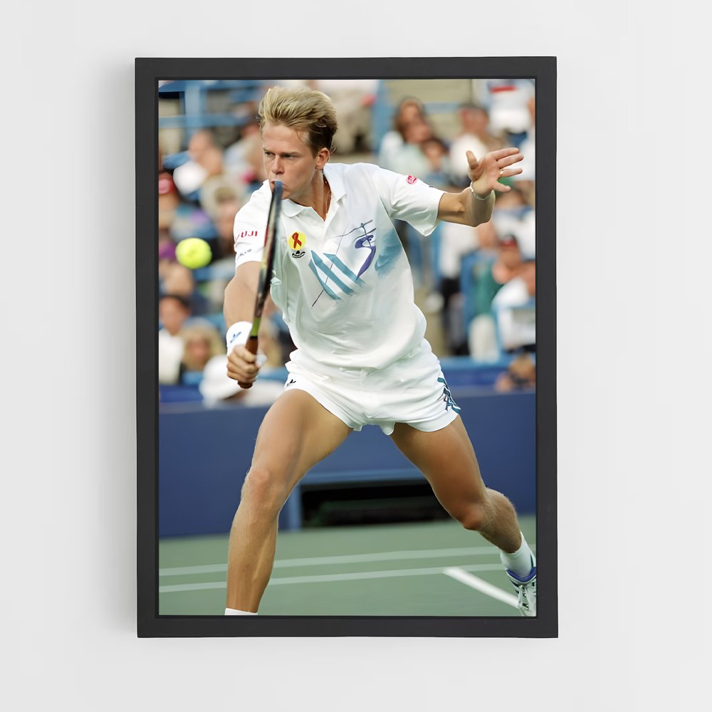 Poster Stefan de edberg – affiche Tennis (vue 2)